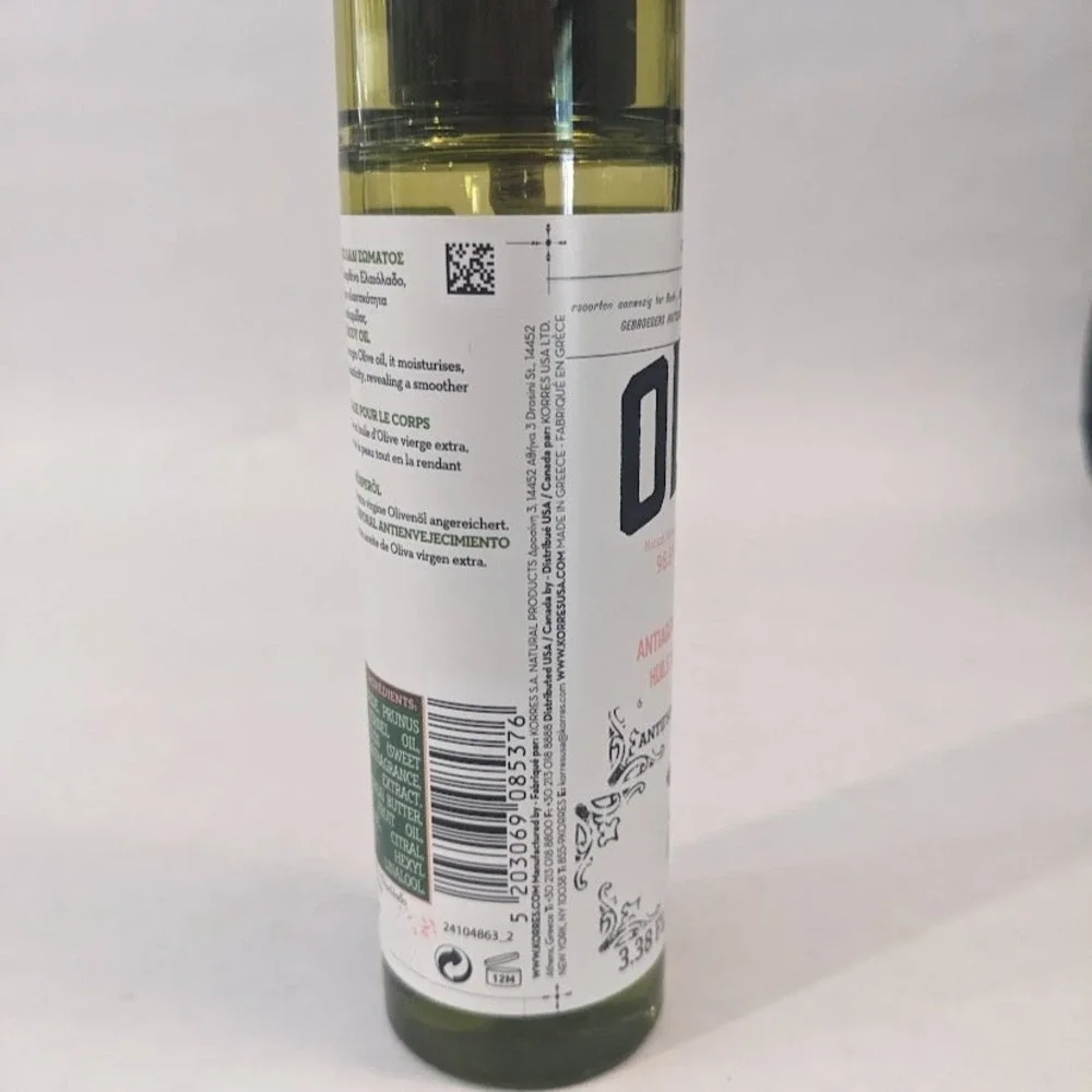 Korres Pure Greek Olive Golden Apple Antiageing Body Oil 3.38 fl oz 100ml Spray